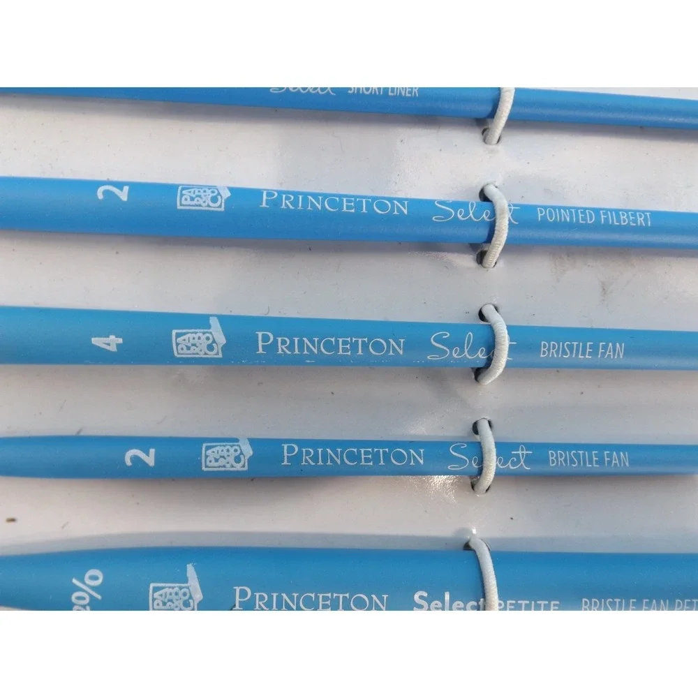 Princeton Select Artiste Brushes set of 6 & Atlas Red Sable brush set of 3